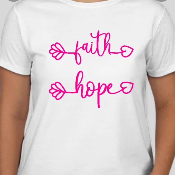 Tops - Faith and love women's t-shirt